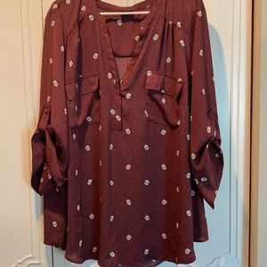 Torrid 4X pug blouse